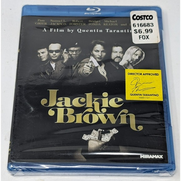 NEW Jackie Brown (Blu-ray, 1998) Quentin Tarantino, Michael Keaton DeNiro SEALED - Picture 1 of 4